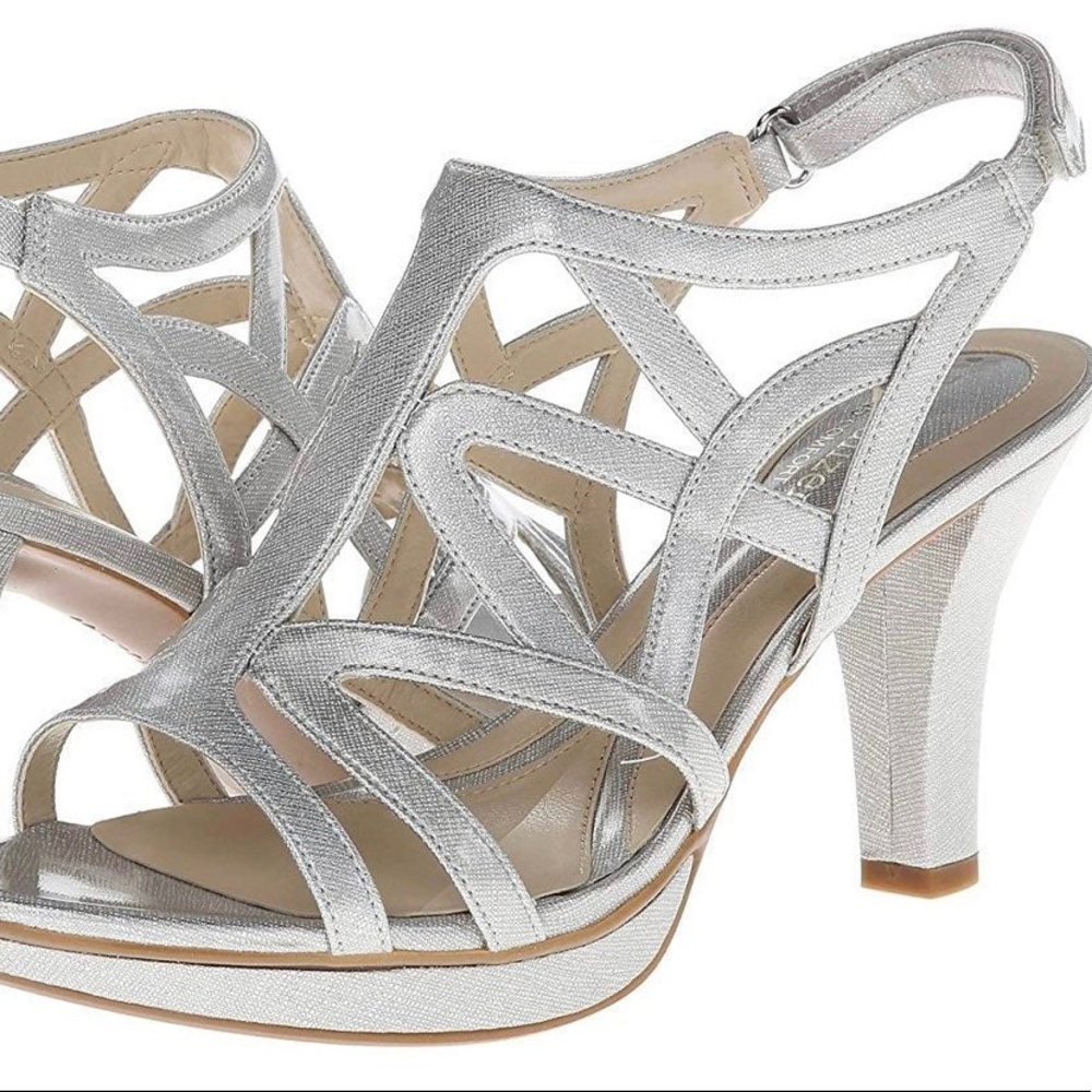 Naturalizer Danya Silver High Heels 7.5